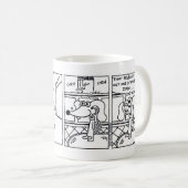Midge "Wenn das Leben dir Löwen gibt" Comic-Tasse Kaffeetasse (VorderseiteRechts)