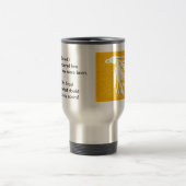 "Midge Yellow - Cruel Foreut" Fischen Tasse (Mittel)