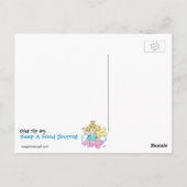 Midge's Diet Postcard #3 Food Journal Postkarte (Rückseite)