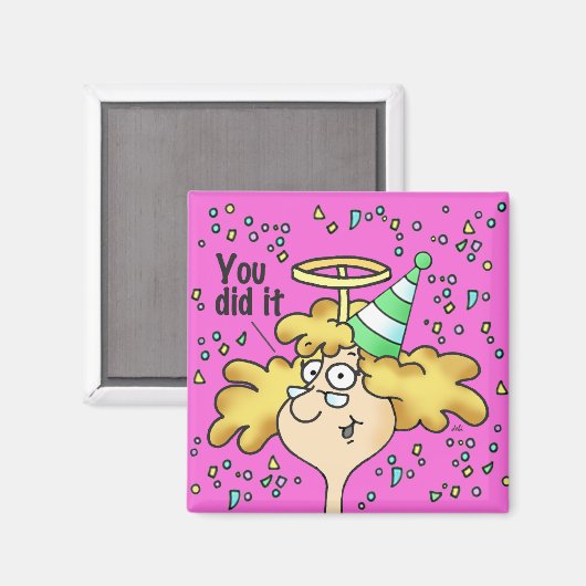 Midge's Weight Loss Celebration Magnet (Vorderseite/Rückseite)