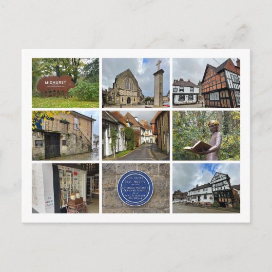 Midhurst Feiertagspostkarte (Vorderseite)