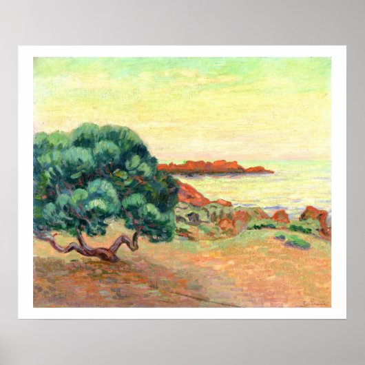 Midi Landscape, 1898 (Öl auf Leinwand) Poster (Vorne)