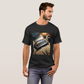 MIDI-Tastaturcontroller - Synthesizer Retro T-Shirt (Vorne ganz)
