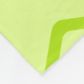 Midjahrhundert Diamonds Art Chartreuse Fleecedecke (Ecke)