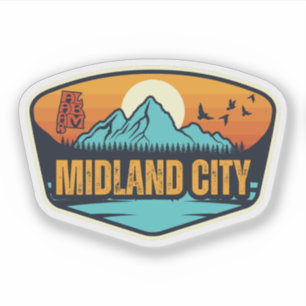 Midland City, Alabama Aufkleber