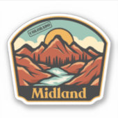 Midland, Colorado Sticker (Vorderseite)