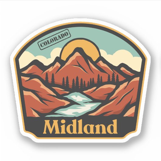 Midland, Colorado Sticker (Vorderseite)