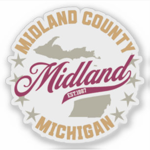 Midland, Michigan Aufkleber