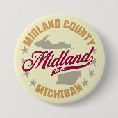 Midland, Michigan Button (Vorderseite)