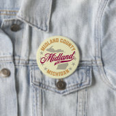 Midland, Michigan Button (Beispiel)