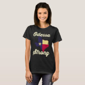 Midland Odessa TX Strong Love Pray Support Texas M T-Shirt (Vorne ganz)
