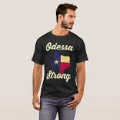 Midland Odessa TX Strong Love Pray Support Texas M T-Shirt (Vorne ganz)