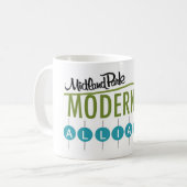 Midland Park Modernism Alliance - Blue Accents Tasse (Vorderseite Links)