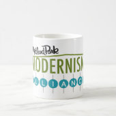 Midland Park Modernism Alliance - Blue Accents Tasse (Mittel)