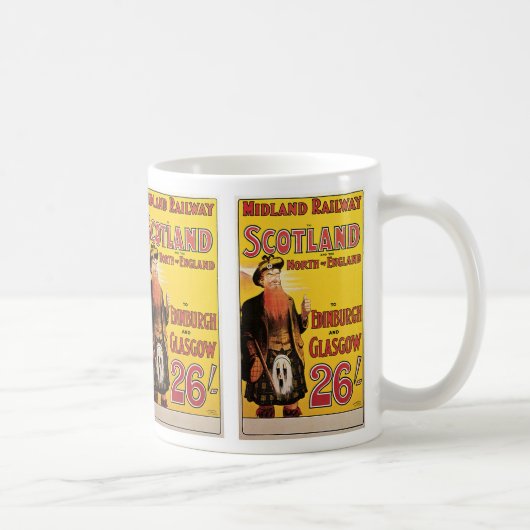 Midland Railway nach Schottland Kaffeetasse (Rechts)