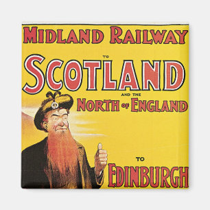 Midland Railway nach Schottland Magnet