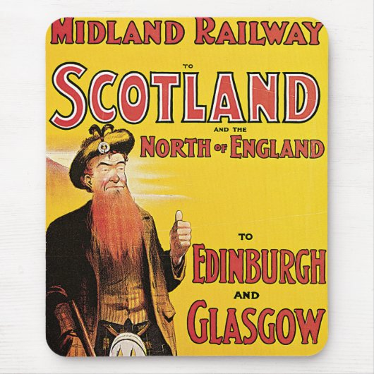 Midland Railway nach Schottland Mousepad (Vorne)