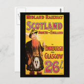 Midland Railway Schottland Postkarte (Vorne/Hinten)