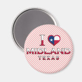 Midland, Texas Magnet (Vorderseite/Rückseite)