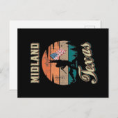 Midland Texas Postkarte (Vorne/Hinten)