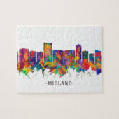 Midland Texas Skyline Puzzle (Horizontal)