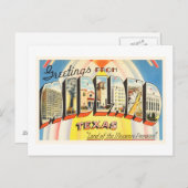Midland Texas TX Old Vintage Travel Souvenir Postkarte (Vorne/Hinten)