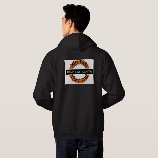 Midleton Muay thailändischer schwarzer Hoodie (Schwarz voll)