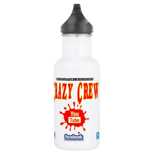 Midlife Crazy 18oz Wasserflasche (Rechts)