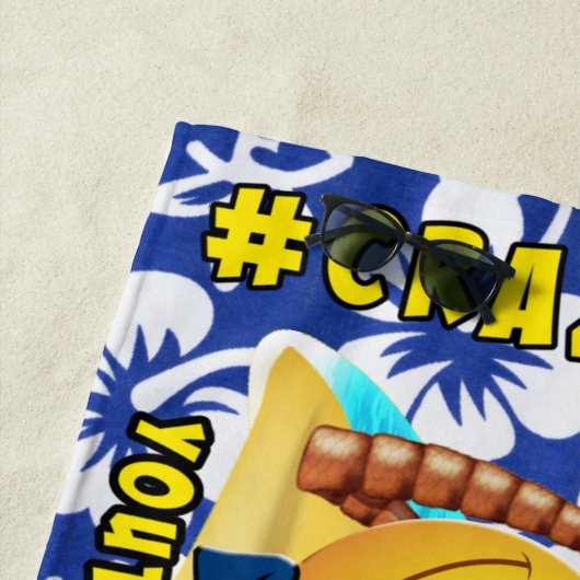 Midlife Crazy Beach Handtuch (Beispiel)