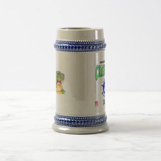 Midlife Crazy Beer Stein Bierglas (Mittel)