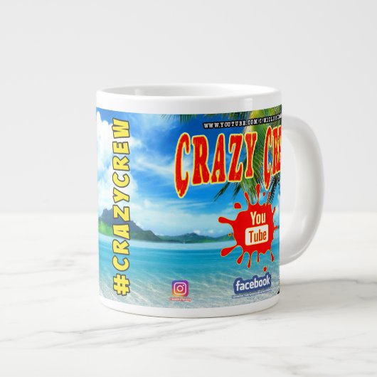 Midlife Crazy Jumbo Coffee Tasse (Vorderseite Rechts)