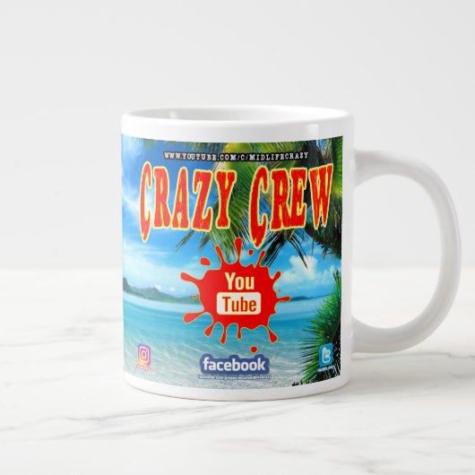 Midlife Crazy Jumbo Coffee Tasse (Rechts)