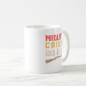 Midlife Crime Lock & Load - lustige Midlife Crime Kaffeetasse (VorderseiteRechts)