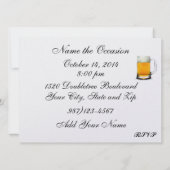 Midlife Crisis Birthday Celebration - SRF Einladung (Rückseite)