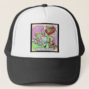 MidLife Crisis Funny T-Shirts Tasse Karten und Ges Truckerkappe