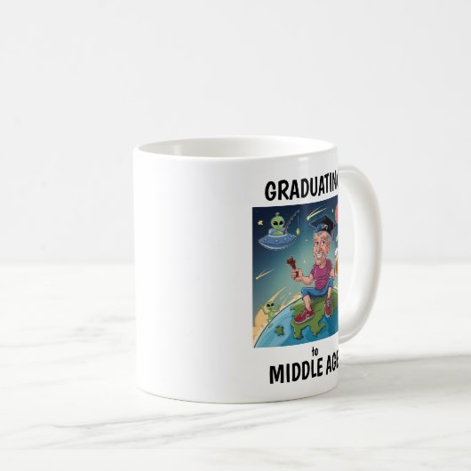 Midlife Personalisiert Kaffeetasse (VorderseiteRechts)