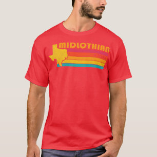 Midlothian Texas Vintag beunruhigt Souvenir T-Shirt