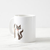 MidMod Cats-Tasse Kaffeetasse (Vorderseite Links)