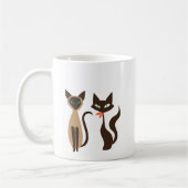 MidMod Cats-Tasse Kaffeetasse (Links)