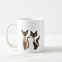 MidMod Cats-Tasse