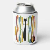 MidMod Kunst Katze 2 Dosenkühler (Kanne Rückseite)