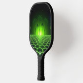 Midnight Arcade Neon Limettengrün Professional Pickleball Schläger (Links)
