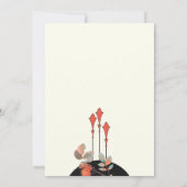 Midnight Autumn Bridal Shower Einladung (Rückseite)