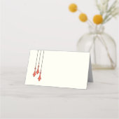 Midnight Autumn Folded Place Card Platzkarte (Rückseite)