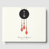 Midnight Autumn Wedding Gästebuch (Vorderseite)