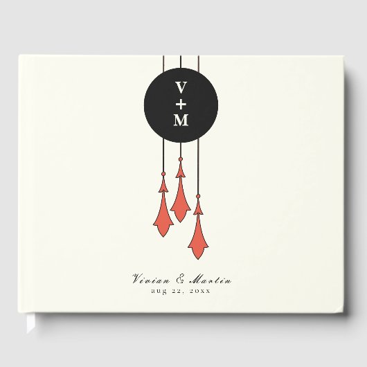 Midnight Autumn Wedding Gästebuch (Vorderseite)