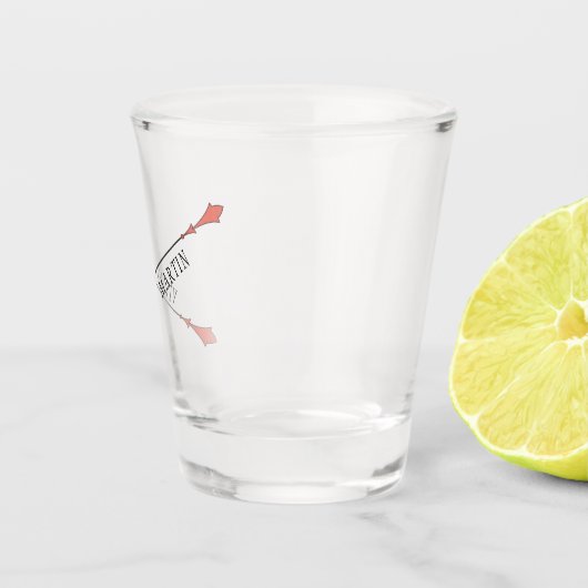 Midnight Autumn Wedding Schnapsglas (Rechts)