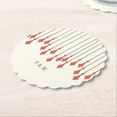 Midnight Autumn Wedding Untersetzer (angewinkelt)