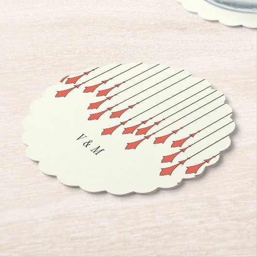 Midnight Autumn Wedding Untersetzer (angewinkelt)