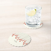 Midnight Autumn Wedding Untersetzer (Vor Ort)